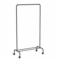 Вешалка для плечиков "Радуга-2", 1520х820х390 мм, передвижная, металл, черная, ВНП 299 Ч