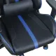 Игровое кресло  "GT Carbon GM-120", две подушки, экокожа, черное/синее, 531930. Фото товара с разных ракурсов.